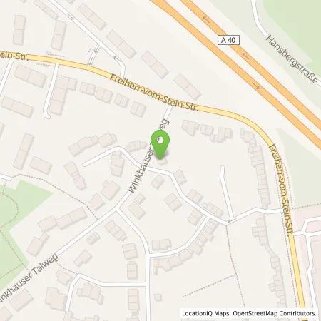 Standortübersicht der Tankstelle Werner Kräft in 45473 Mülheim an der Ruhr