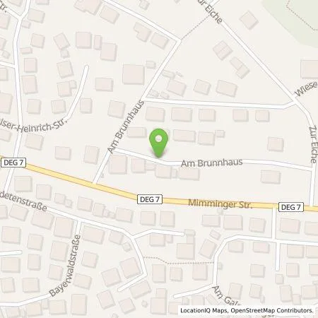 Standortübersicht der Tankstelle Wilhelm Mayer in 94491 Hengersberg