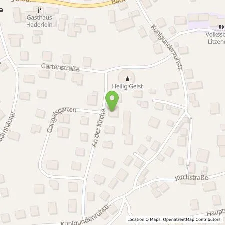 Standortübersicht der Tankstelle Wilhelm Stahler in 96123 Litzendorf