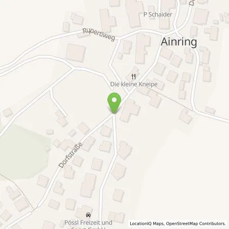 Standortübersicht der Tankstelle WISTA Informationstechnologie GmbH in 83404 Ainring