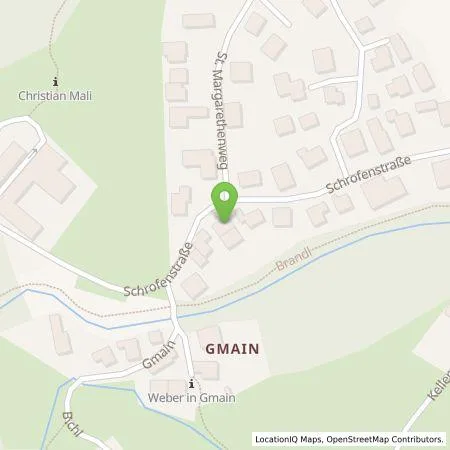 Standortübersicht der Tankstelle Wolfgang Lederer in 83098 Brannenburg