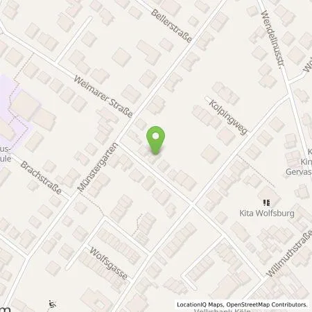 Standortübersicht der Tankstelle Xaver Fischer in 53332 Bornheim