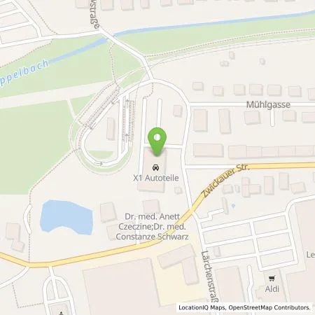 Standortübersicht der Tankstelle Xebtec Handels GmbH & Co. KG in 09116 Chemnitz