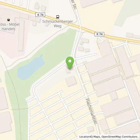 Standortübersicht der Tankstelle Westfalen Weser Ladeservice GmbH in 32825 Blomberg