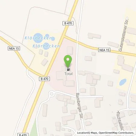 Standortübersicht der Tankstelle N-ERGIE Aktiengesellschaft in 91456 Diespeck