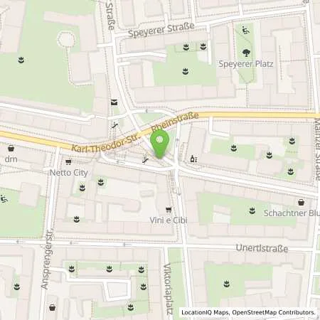 Standortübersicht der Tankstelle SWM Versorgungs GmbH in 80801 München