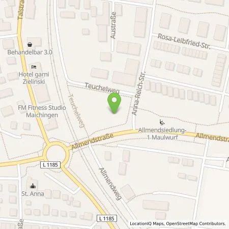 Standortübersicht der Tankstelle ALDI SÜD Immobilienverwaltungs-GmbH & Co. oHG in 71069 Sindelfingen