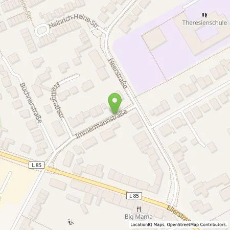 Standortübersicht der Tankstelle Neue Energien Hilden GmbH in 40721 Hilden