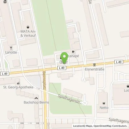 Standortübersicht der Tankstelle Q1 Energie AG in 39110 Magdeburg