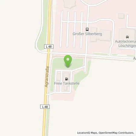 Standortübersicht der Tankstelle Q1 Energie AG in 39130 Magdeburg