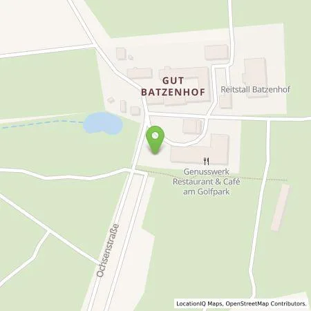 Standortübersicht der Tankstelle Golfanlagen Weiland GmbH in 76227 Karlsruhe