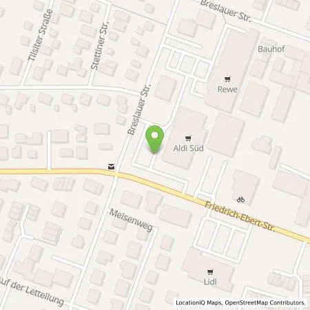 Standortübersicht der Tankstelle ALDI SÜD Immobilienverwaltungs-GmbH & Co. oHG in 64342 Seeheim