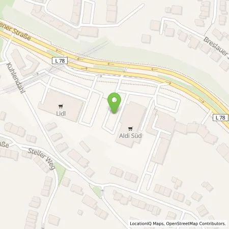 Standortübersicht der Tankstelle ALDI SÜD Immobilienverwaltungs-GmbH & Co. oHG in 45470 Mülheim