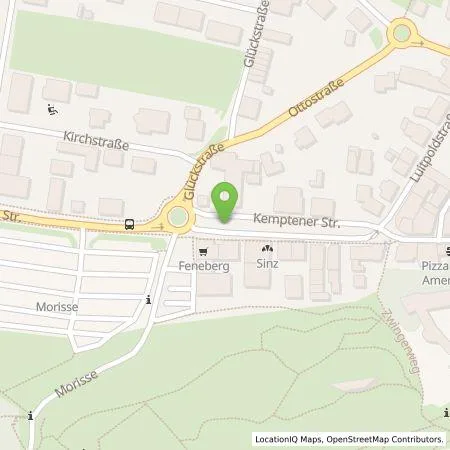 Standortübersicht der Tankstelle Elektrizitätswerke Reutte AG in 87629 Füssen