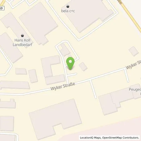 Standortübersicht der Tankstelle Comfortcharge GmbH in 24768 Rendsburg