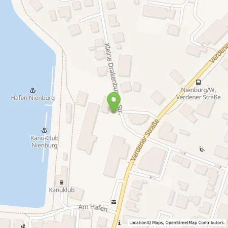 Standortübersicht der Tankstelle Comfortcharge GmbH in 31582 Nienburg (Weser)