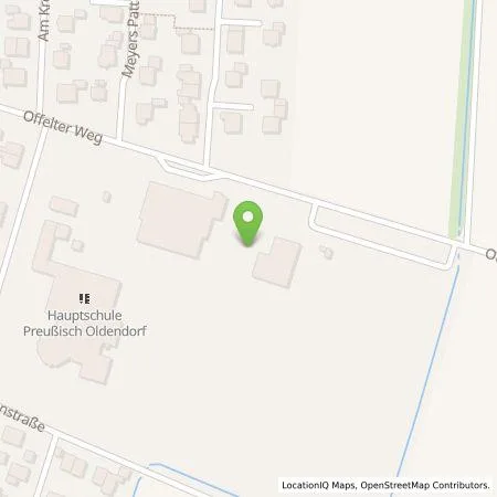 Standortübersicht der Tankstelle OTSV Preußisch Oldendorf e.V. in 32361 Preußisch Oldendorf