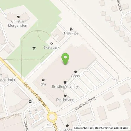 Standortübersicht der Tankstelle EnBW mobility+ AG und Co.KG in 46562 Voerde (Niederrhein)