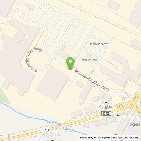 Standortübersicht der Tankstelle Comfortcharge GmbH in 32758 Detmold