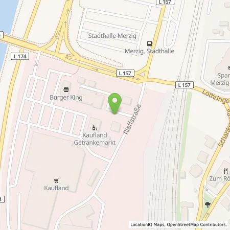 Standortübersicht der Tankstelle Comfortcharge GmbH in 66663 Merzig