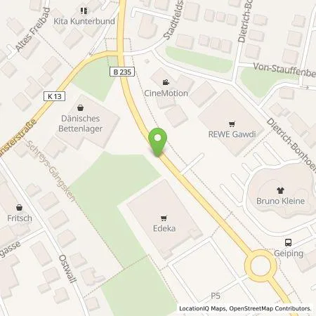 Standortübersicht der Tankstelle EnBW mobility+ AG und Co.KG in 59348 Lüdinghausen