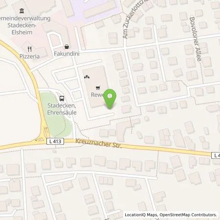 Standortübersicht der Tankstelle EnBW mobility+ AG und Co.KG in 55271 Stadecken-Elsheim