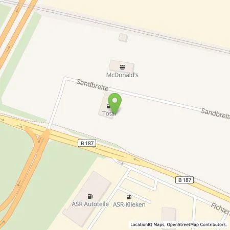 Standortübersicht der Tankstelle Circle K Deutschland GmbH in 06869 Coswig