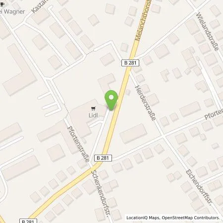 Standortübersicht der Tankstelle Stadtwerke Saalfeld GmbH in 07318 Saalfeld /Saale