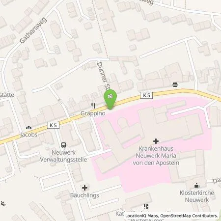 Standortübersicht der Tankstelle NEW Niederrhein Energie und Wasser GmbH in 41066 Mönchengladbach