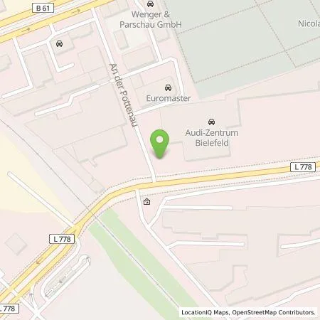 Standortübersicht der Tankstelle Senger NEO GmbH in 33609 Bielefeld