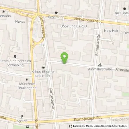 Standortübersicht der Tankstelle SWM Versorgungs GmbH in 80801 München