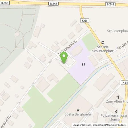 Standortübersicht der Tankstelle Oliver Göcke in 38723 Seesen
