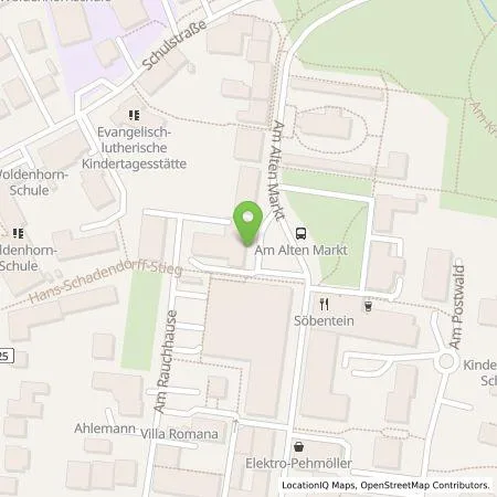 Standortübersicht der Tankstelle Stadtwerke Ahrensburg GmbH in 22926 Ahrensburg