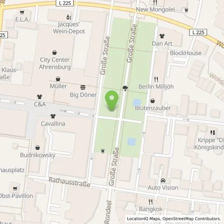 Standortübersicht der Tankstelle Stadtwerke Ahrensburg GmbH in 22926 Ahrensburg