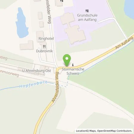 Standortübersicht der Tankstelle Stadtwerke Ahrensburg GmbH in 22926 Ahrensburg