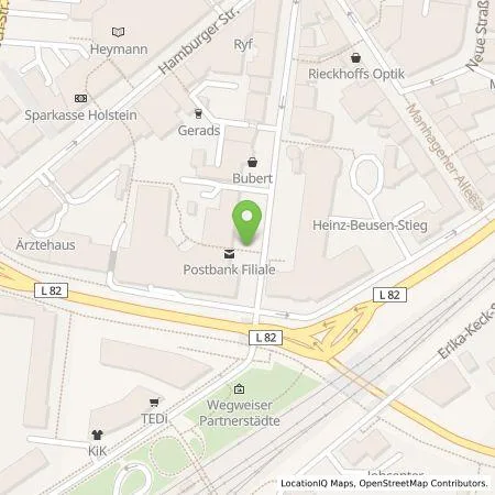 Standortübersicht der Tankstelle Stadtwerke Ahrensburg GmbH in 22926 Ahrensburg