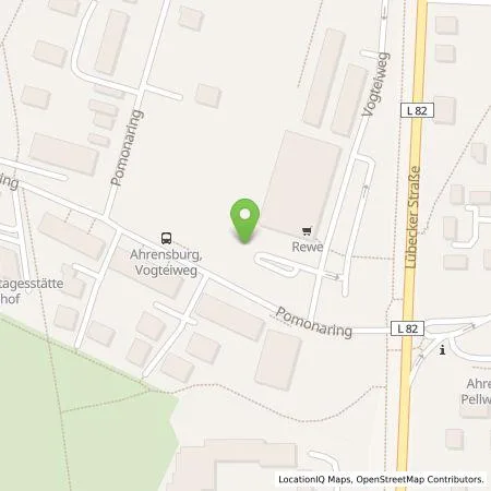 Standortübersicht der Tankstelle Stadtwerke Ahrensburg GmbH in 22926 Ahrensburg