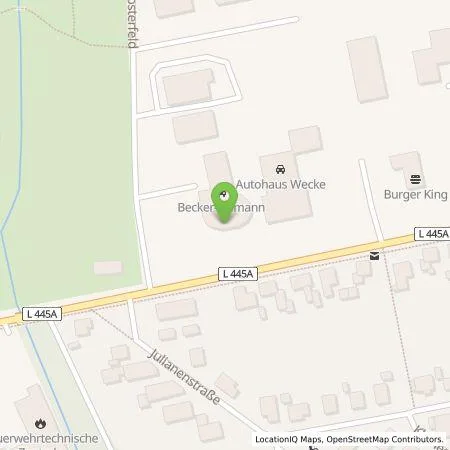 Standortübersicht der Tankstelle Autohaus Becker-Tiemann Schaumburg GmbH & Co. KG in 31655 Stadthagen