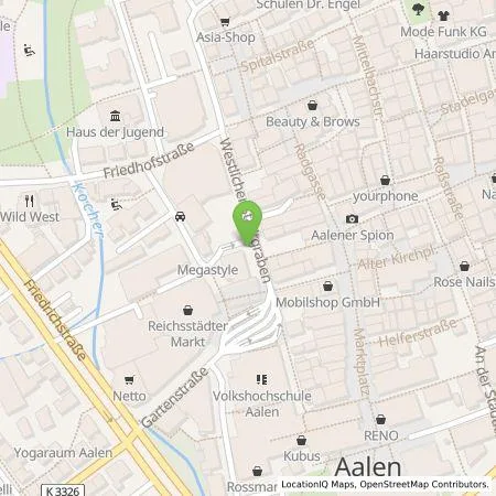 Standortübersicht der Tankstelle Kreissparkasse Ostalb in 73430 Aalen