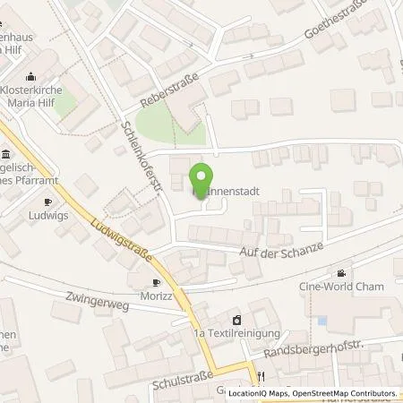 Standortübersicht der Tankstelle REWAG KG in 93413 Cham