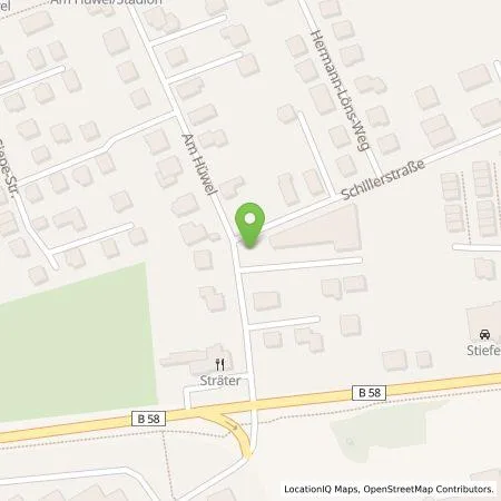 Standortübersicht der Tankstelle Walter Althoff GmbH & Co. in 59348 Lüdinghausen