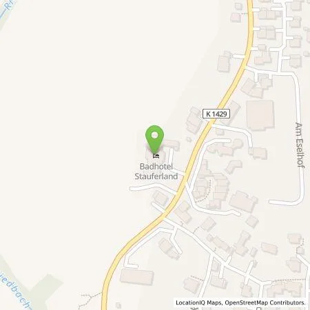 Standortübersicht der Tankstelle Kauderer Hotelbetriebs GmbH in 73087 Bad Boll