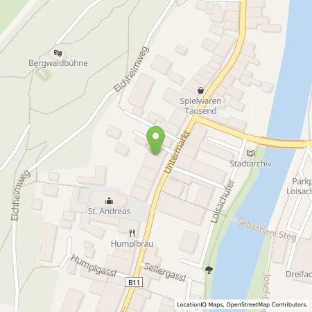 Standortübersicht der Tankstelle Scherbaum Real Estate GmbH in 82515 Wolfratshausen