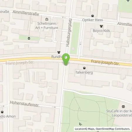 Standortübersicht der Tankstelle SWM Versorgungs GmbH in 80801 München