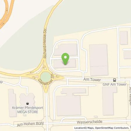 Standortübersicht der Tankstelle Autowerkstatt Vogt GbR in 90475 Nürnberg