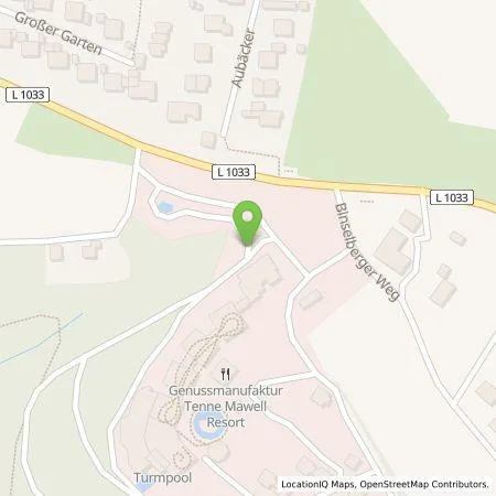 Standortübersicht der Tankstelle Mawell Resort GmbH in 74595 Langenburg