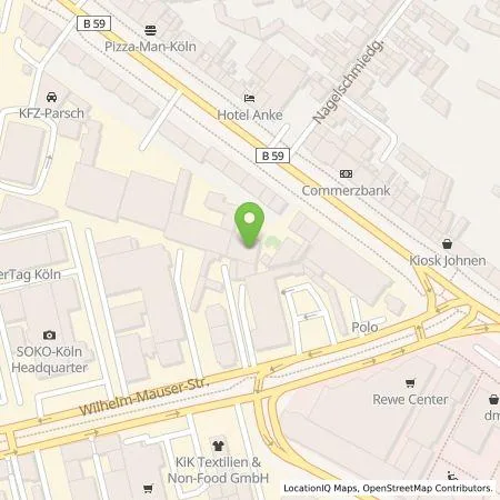Standortübersicht der Tankstelle Kfz Meisterwerkstatt Karanoglu in 50827 Köln