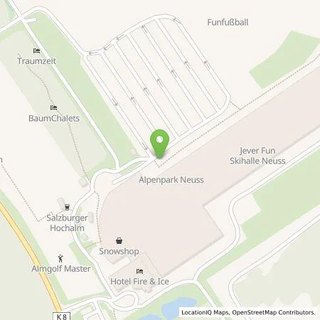 Standortübersicht der Tankstelle allrounder mountain resort gmbh & co. kg in 41472 Neuss