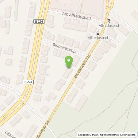 Standortübersicht der Tankstelle Bruns Heizung-und Sanitär GmbH in 45133 Essen