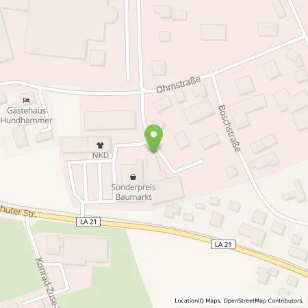 Standortübersicht der Tankstelle Zehetbauer Annemarie in 84144 Geisenhausen